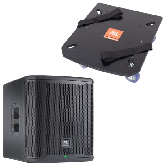 JBL PRX915XLF + Caster Board Bundle