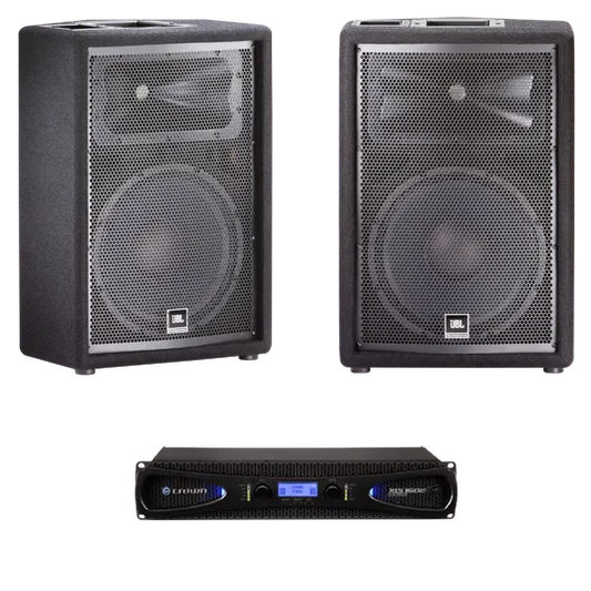 JBL JRX212 (Pair) + Crown XLS 1502