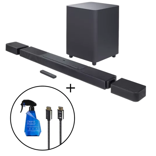 JBL Bar 1300X + Austere VII Series 8K HDMI Cable 1.5m & V Series Clean & Protect 230mL With Dual-Sided Cloth