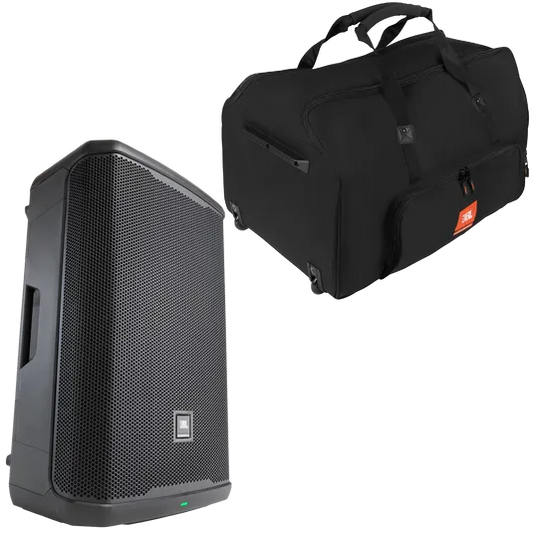 JBL PRX915 + Tote Bag with Wheels Bundle