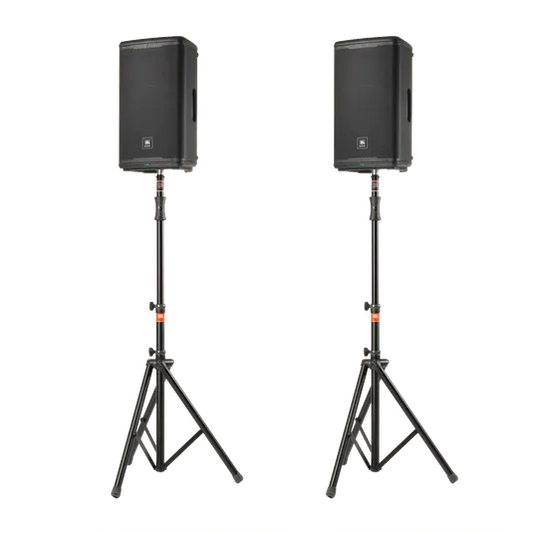 EON712 Speakers + Stands Bundle