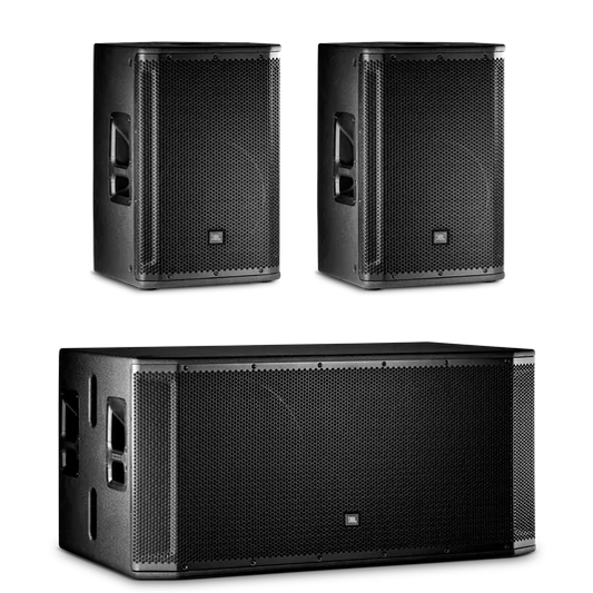 SRX812 Speakers + SRX828S Sub Bundle