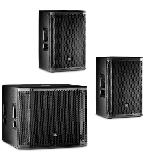 SRX812 Speakers + SRX818S Sub Bundle